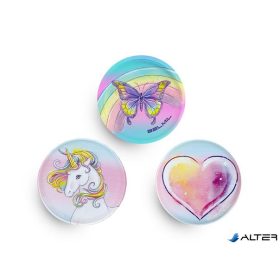   Matrica, tépőzáras, Classy Plus táskához, BELMIL 'Rainbow Love', szivárvány