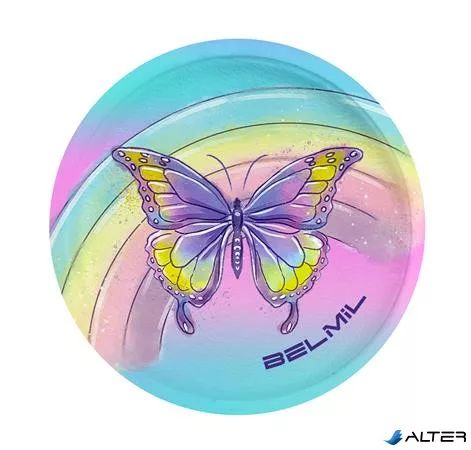 Matrica, tépőzáras, Classy Plus táskához, BELMIL 'Rainbow Love', szivárvány