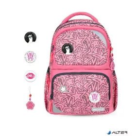   Iskolatáska, cipzáras, BELMIL 'Maxi Pack Love Stars', csillagok