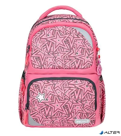 Iskolatáska, cipzáras, BELMIL 'Maxi Pack Love Stars', csillagok