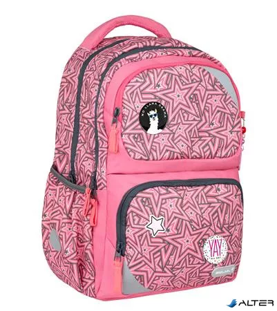 Iskolatáska, cipzáras, BELMIL 'Maxi Pack Love Stars', csillagok