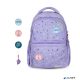 Iskolatáska, cipzáras, BELMIL "Maxi Pack Purple Dots", lila pöttyös