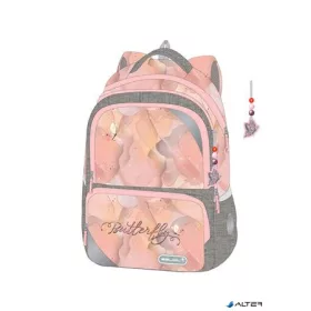   Iskolatáska, cipzáras, BELMIL 'Maxi Packspecial T-Shinning Butterfly', pillangó