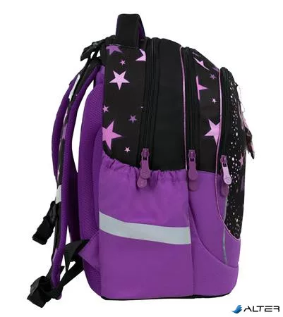 Iskolatáska, cipzáras, BELMIL 'Leisure Plus Sparkle like a Star', csillagok