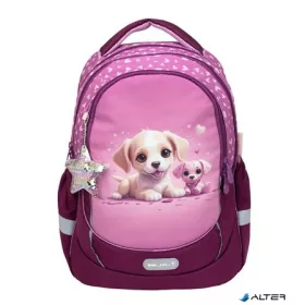   Iskolatáska, cipzáras, BELMIL 'Leisure Plus Puppy Love', kutyusok