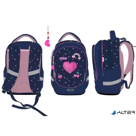   Iskolatáska, cipzáras, BELMIL 'Leisure Special T-Simple Heart', szivecske