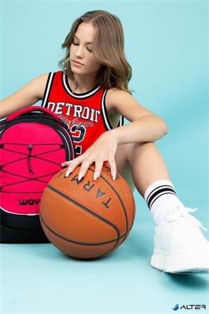 Hátizsák, cipzáras, BELMIL 'Boost Meteor', fekete-piros