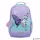 Iskolatáska, cipzáras, laptoptartóval, BELMIL "Companion Serenity", lila, pillangó