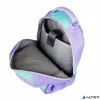 Iskolatáska, cipzáras, laptoptartóval, BELMIL "Companion Serenity", lila, pillangó
