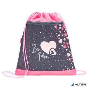   Tornazsák, BELMIL 'Caty be mine', rózsaszín-kék, szivecske