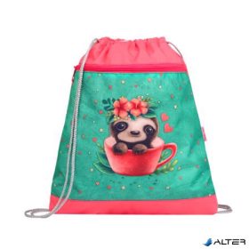   Tornazsák, BELMIL 'Cute sloth', zöld-rózsaszín, lajhár