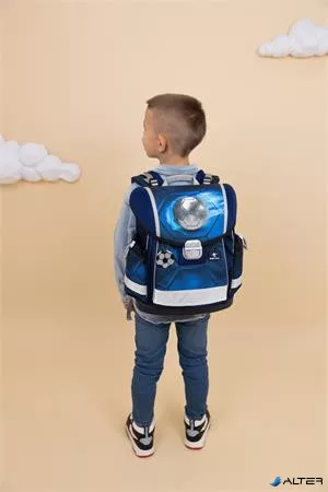 Iskolatáska, fémcsat, BELMIL "Classy Football 4", foci