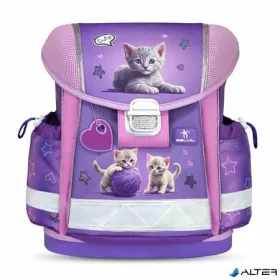   Iskolatáska, fémcsat, BELMIL "Classy Little Kittens", cica
