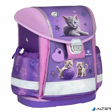 Iskolatáska, fémcsat, BELMIL "Classy Little Kittens", cica