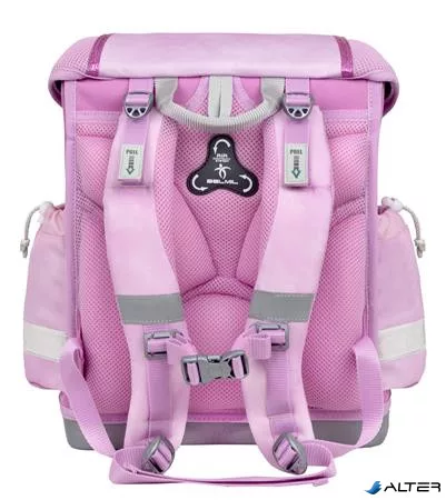 Iskolatáska, fémcsat, BELMIL "Classy Ballerina", lila, balerina