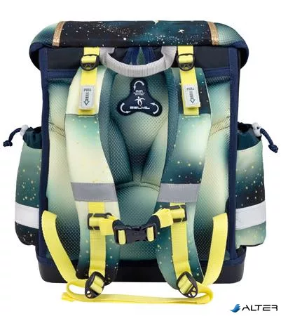 Iskolatáska, fémcsat, BELMIL "Classy Sparkling Unicorn", unikornis