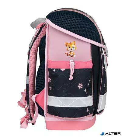 Iskolatáska, fémcsat, BELMIL "Classy Cute Kitten", cica