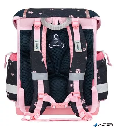 Iskolatáska, fémcsat, BELMIL "Classy Cute Kitten", cica