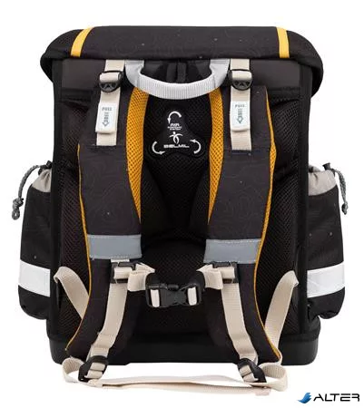 Iskolatáska, fémcsat, BELMIL 'Classy Moonless Night', farkas