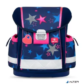   Iskolatáska, fémcsat, BELMIL 'Classy Sparkling Star', csillagok