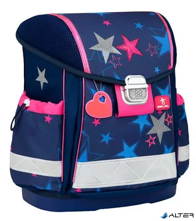 Iskolatáska, fémcsat, BELMIL 'Classy Sparkling Star', csillagok