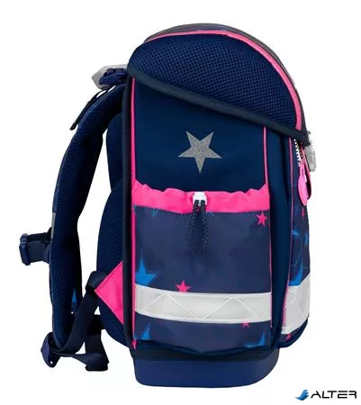 Iskolatáska, fémcsat, BELMIL 'Classy Sparkling Star', csillagok