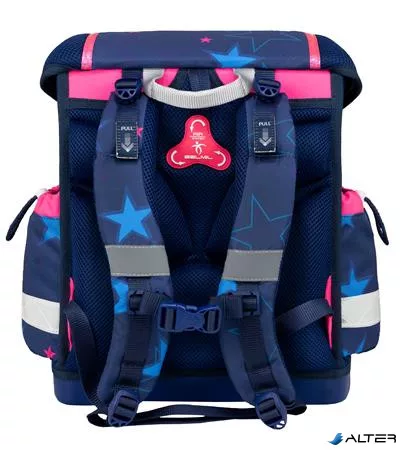 Iskolatáska, fémcsat, BELMIL 'Classy Sparkling Star', csillagok