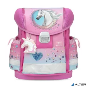   Iskolatáska, fémcsat, BELMIL 'Classy Dream Hooves', lovacska