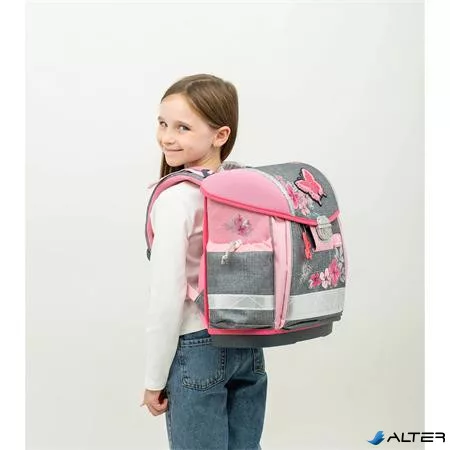 Iskolatáska, fémcsat, BELMIL 'Classy Elegant', pillangó