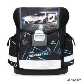   Iskolatáska, fémcsat, BELMIL 'Classy Midnight Turbo', versenyautó