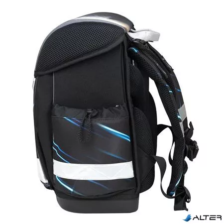 Iskolatáska, fémcsat, BELMIL 'Classy Midnight Turbo', versenyautó