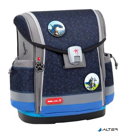 Iskolatáska, mágneszárral, BELMIL "Classy Plus World of Dragons", sárkányok világa