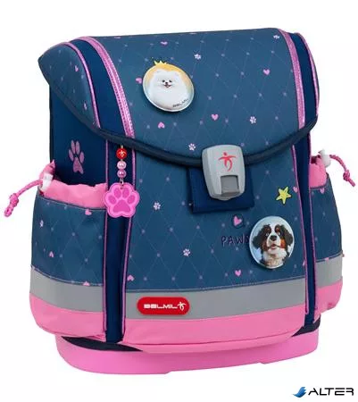 Iskolatáska, mágneszárral BELMIL "Classy Plus Hearts", szivecske