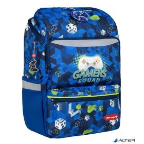   Iskolatáska, cipzáras, BELMIL 'Zippy Gamer Squad', gamer