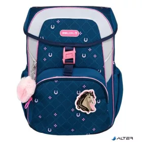   Iskolatáska, csatos, BELMIL "Maxi Meet your Horses", lópatkó