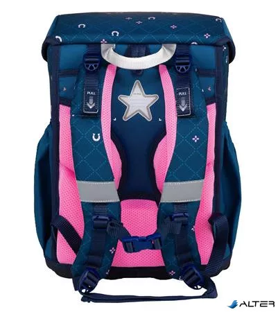 Iskolatáska, csatos, BELMIL "Maxi Meet your Horses", lópatkó