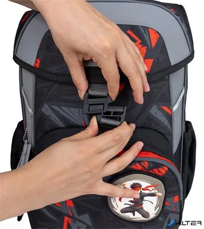 Iskolatáska, csatos, BELMIL "Maxi Ninja", nindzsa