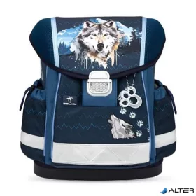   Iskolatáska, fémcsat, BELMIL 'Classy Northern Alpha', farkas