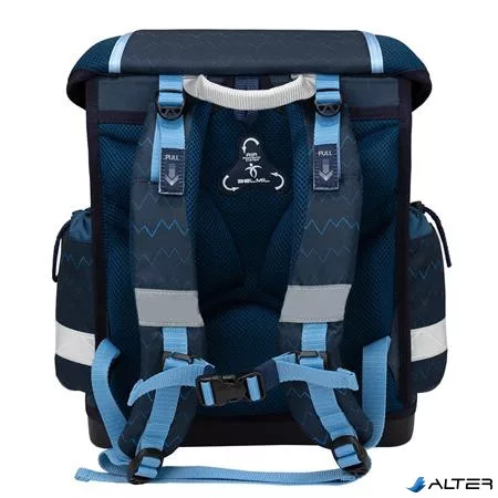 Iskolatáska, fémcsat, BELMIL 'Classy Northern Alpha', farkas