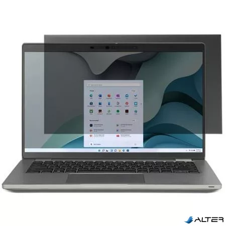 Monitorszűrő, betekintésvédelem, 14" laptophoz, 16:9, matt/fényes, KENSINGTON "EQ Privacy"