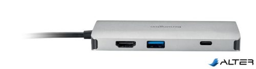 Dokkoló, 8 port, USB-C, KENSINGTON 'UH1400P'