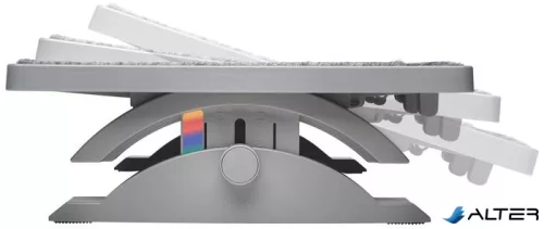 Lábtámasz, állítható, KENSINGTON "SoleMate Pro Elite", szürke