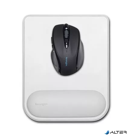 Egéralátét csuklótámasszal, géltöltésű, KENSINGTON "ErgoSoft™", szürke