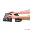 Csuklótámasz billentyűzethez, géltöltésű, alacsony profil, KENSINGTON "ErgoSoft™", fekete