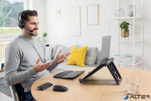 Notebook állvány, újrahasznosított anyagból, KENSINGTON "SmartFit Easy Riser EQ"