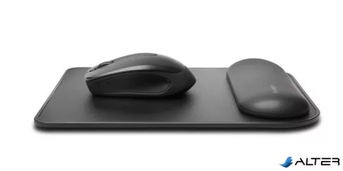 Egéralátét csuklótámasszal, géltöltésű, KENSINGTON "ErgoSoft™", fekete