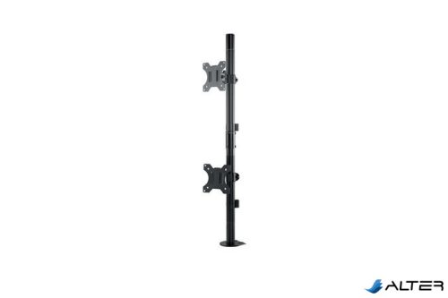 Monitortartó kar, két monitorhoz, vertikális, KENSINGTON