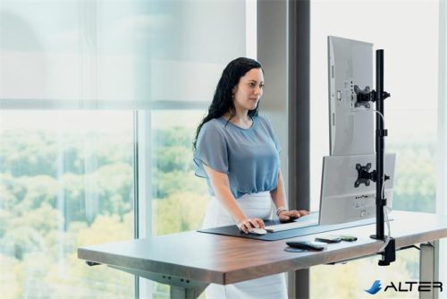 Monitortartó kar, két monitorhoz, vertikális, KENSINGTON