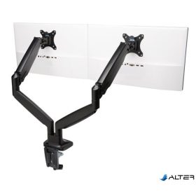   Monitortartó kar, kettő tartókar, KENSINGTON "SmartFit® One-Touch", fekete