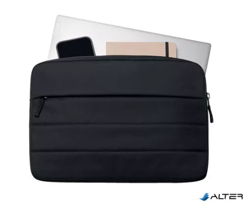 Notebook tok, 14", újrahasznosított anyagból, KENSINGTON "EQ Sleeve", fekete